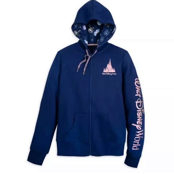 Disney 50th Anniversary Hoodie sweater Zip Up Jacket - Picture 2 of 5